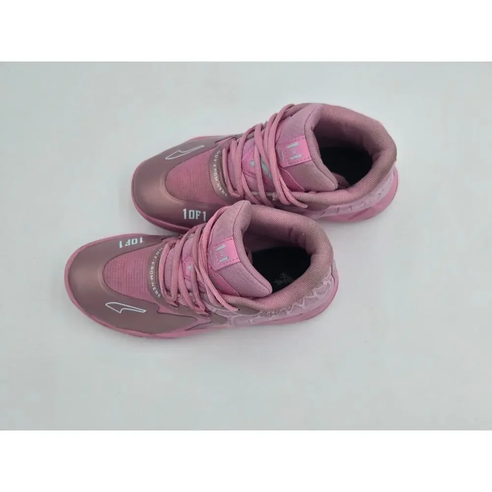 Puma MB.01 LaMelo Ball Iridescent Sneakers Toddler Size 2C Pink Basketball Shoes